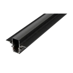 SLV 1007188 48V TRACK Schienenabdeckung 26mm für Aufbauschiene tief und Einbauschiene 2m schwarz