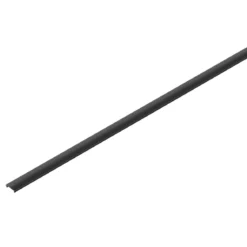SLV 1007188 48V TRACK Schienenabdeckung 26mm für Aufbauschiene tief und Einbauschiene 2m schwarz