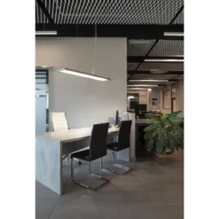 SLV 1006345 Worklight Dali Pendelleuchte silber 4000K 120cm