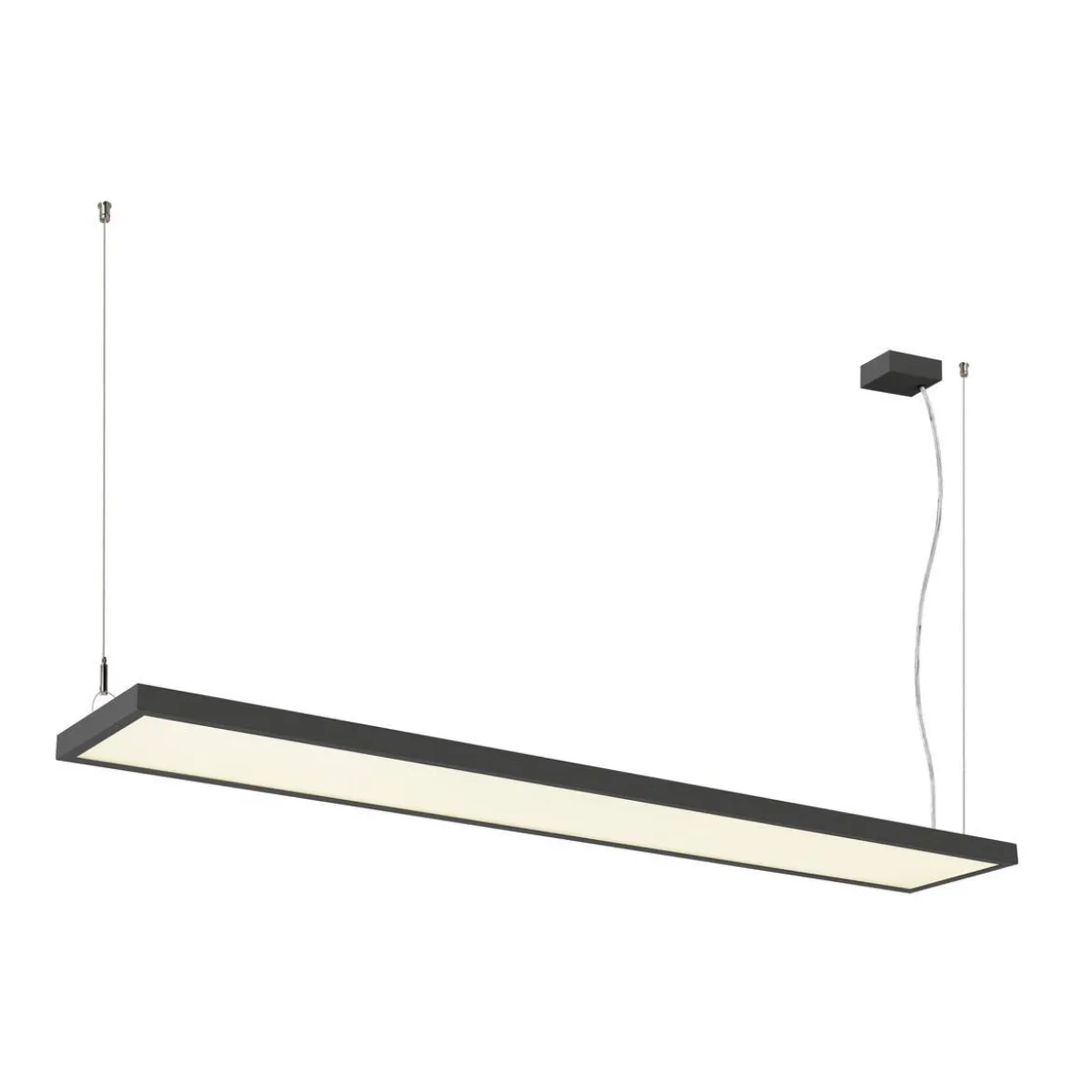 SLV 1007471 WORKLIGHT PRO 150 Pendelleuchte 150cm 4000K DALI Touch schwarz