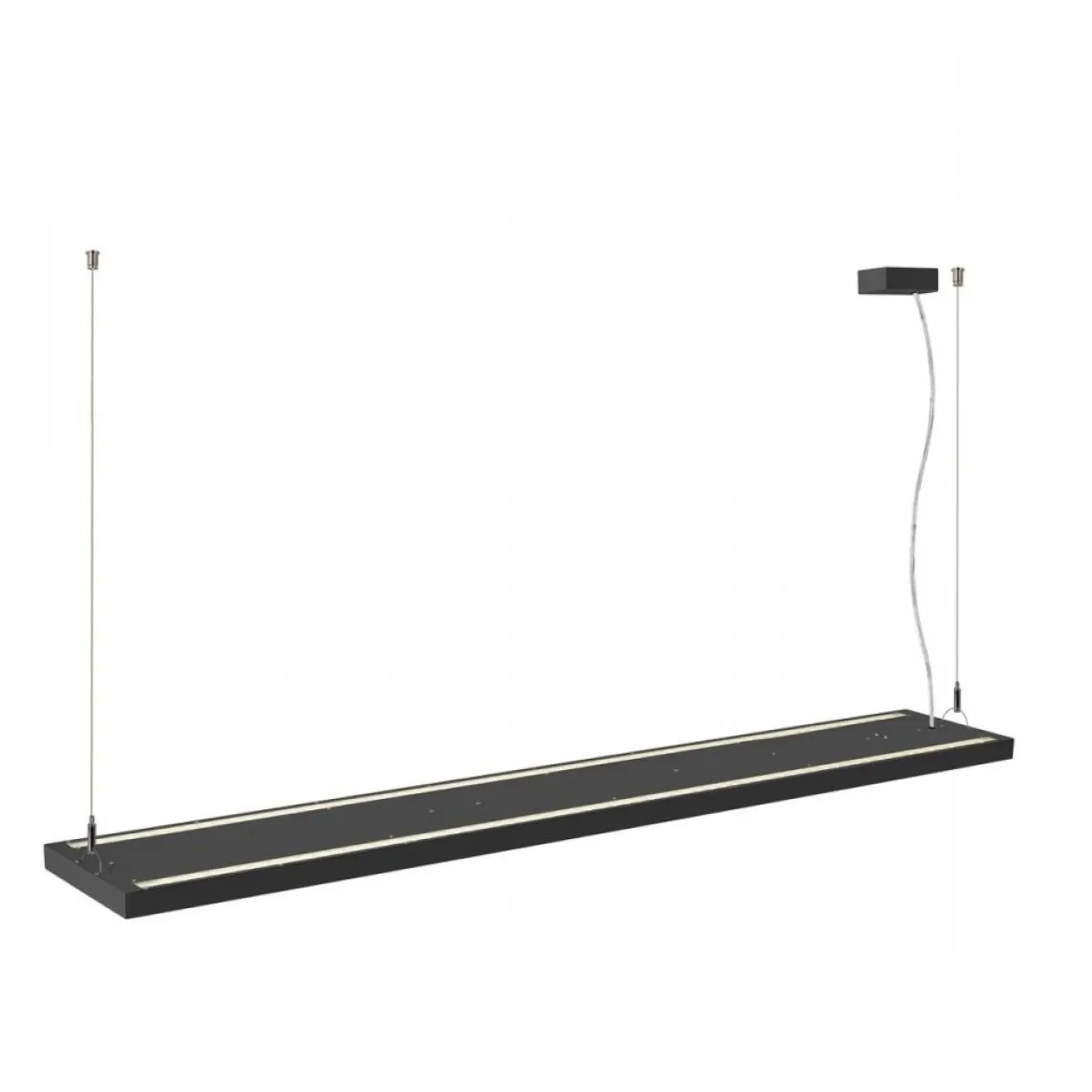 SLV 1007471 WORKLIGHT PRO 150 Pendelleuchte 150cm 4000K DALI Touch schwarz