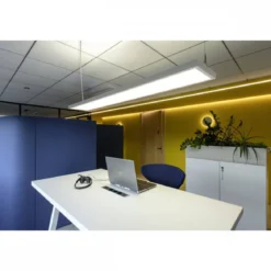 SLV 1007472 WORKLIGHT PRO 150 Pendelleuchte 150cm 4000K DALI Touch weiß