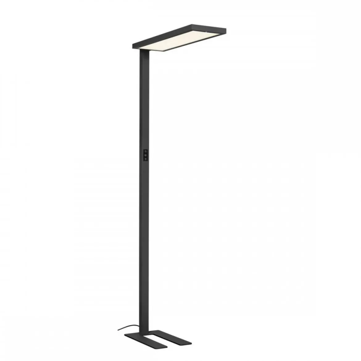 SLV 1007462 WORKLIGHT PRO Stehleuchte 4000K Touch schwarz mit Bewegungssensor