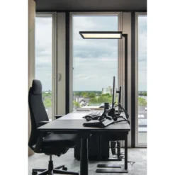 SLV 1005390 WORKLIGHT Stehleuchte schwarz 79W 4000K 80°