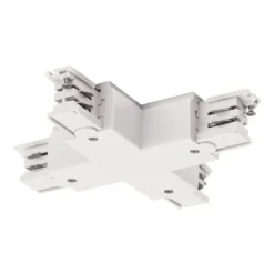 SLV 1001389 X-Verbinder für S-TRACK 3-Phasen-Aufbauschiene weiß